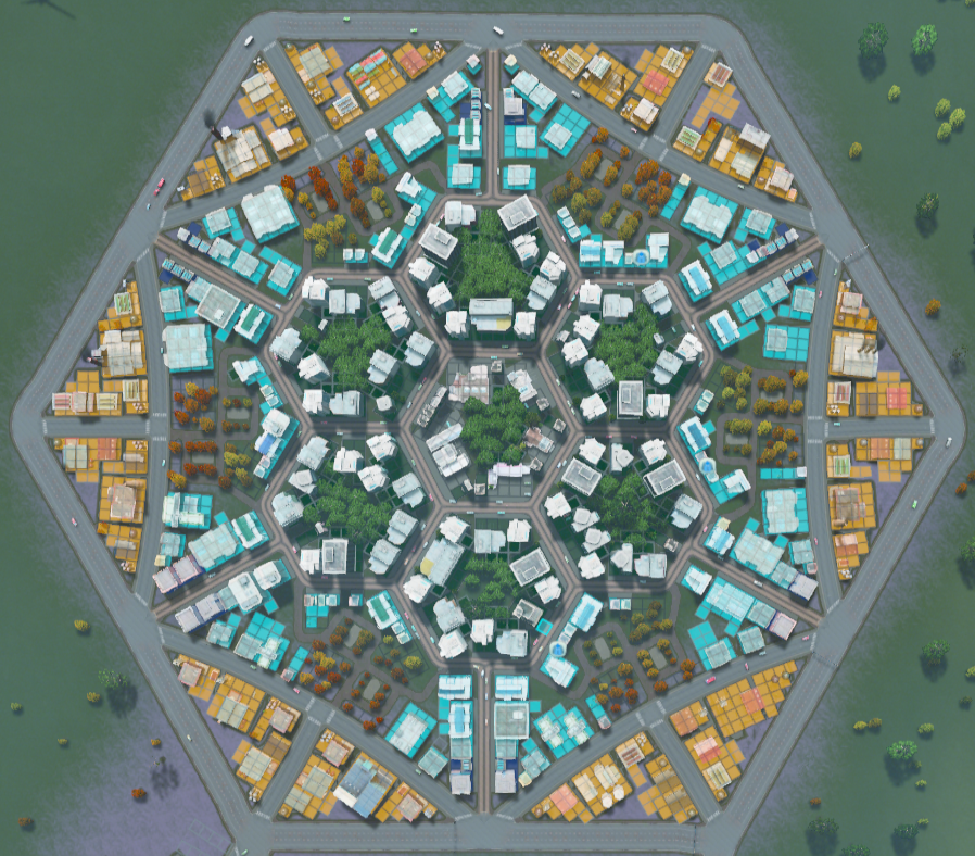 Hexagon Grid Map